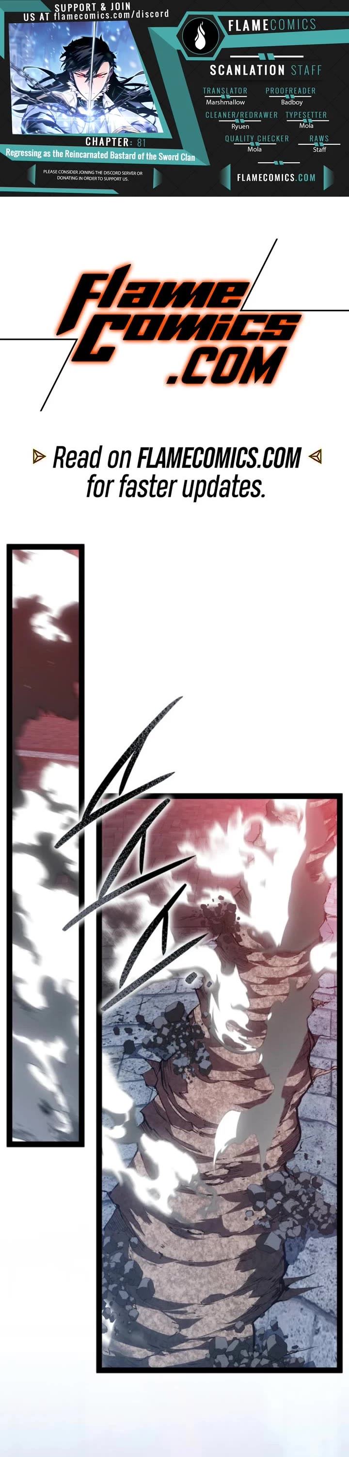 Regressing As The Reincarnated Bastard Of The Sword Clan chapter 81 page 1