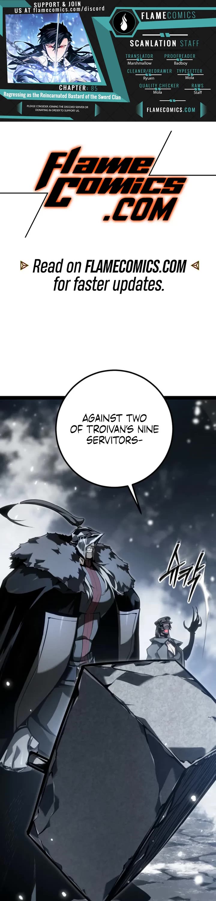 Regressing As The Reincarnated Bastard Of The Sword Clan chapter 85 page 1
