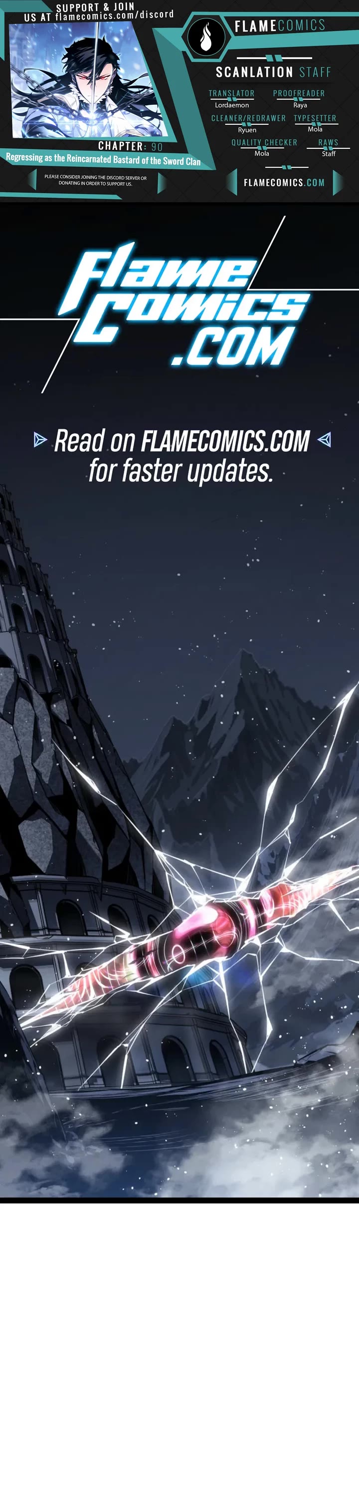 Regressing As The Reincarnated Bastard Of The Sword Clan chapter 90 page 1