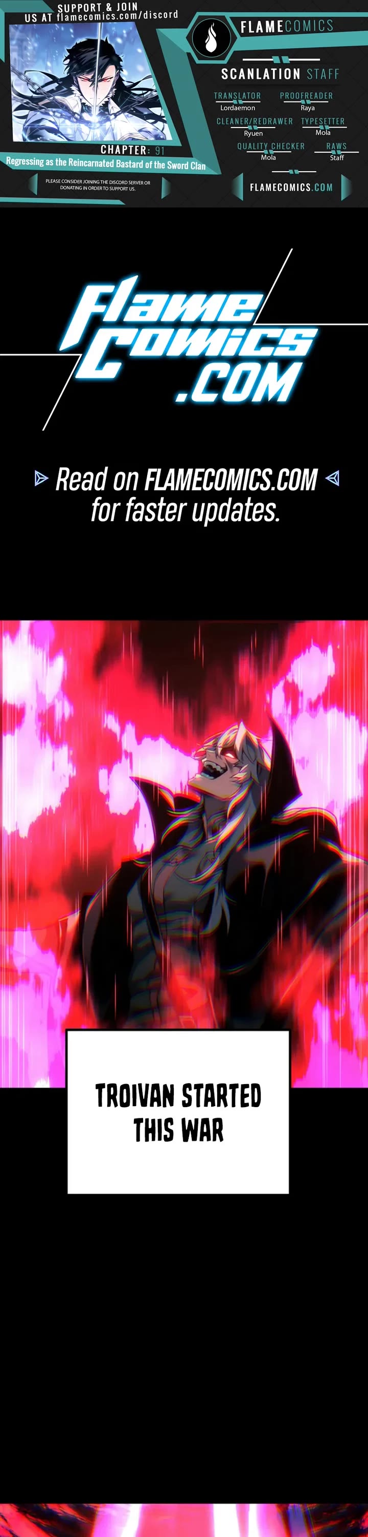 Regressing As The Reincarnated Bastard Of The Sword Clan chapter 91 page 1