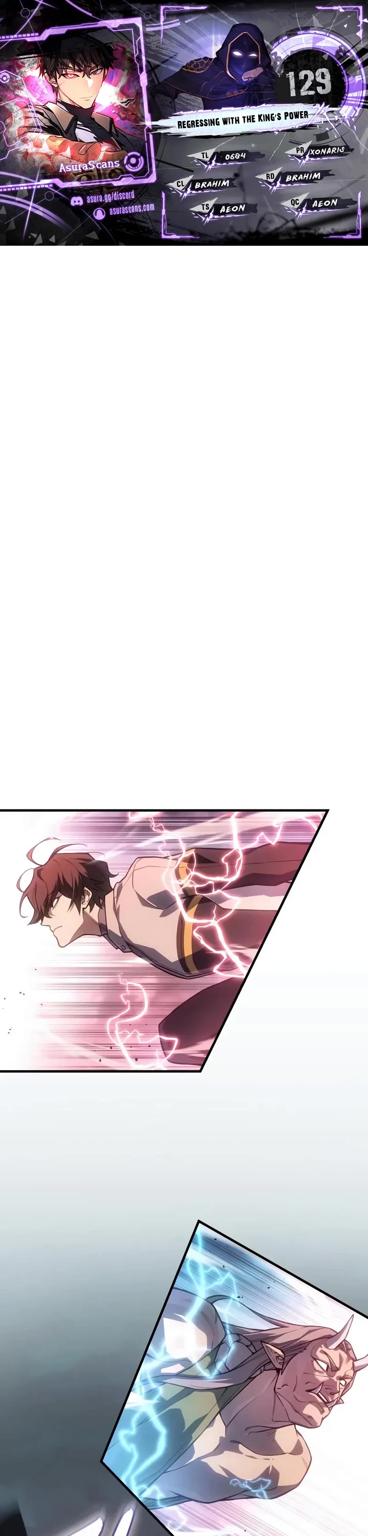 Regressing With the King's Power chapter 129 page 1