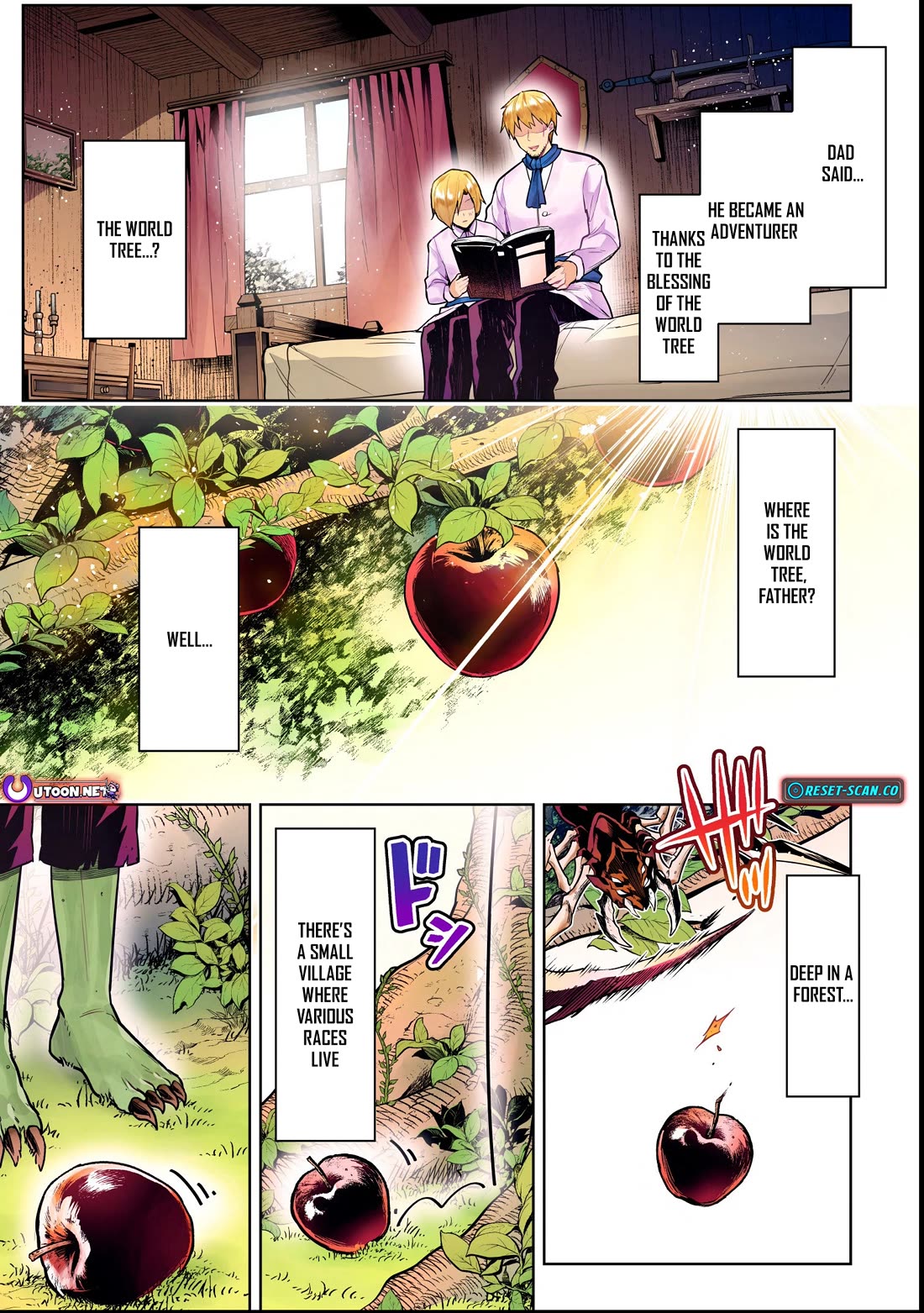 Reincarnated as the World Tree chapter 1 page 1