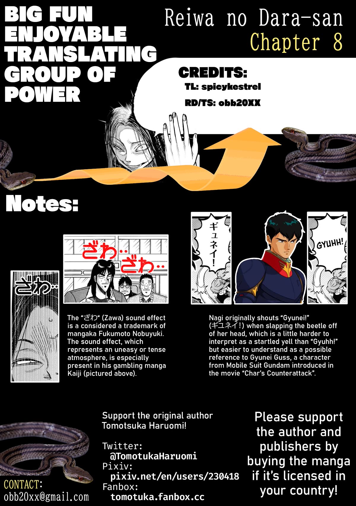 Reiwa no Dara-san chapter 8 page 21