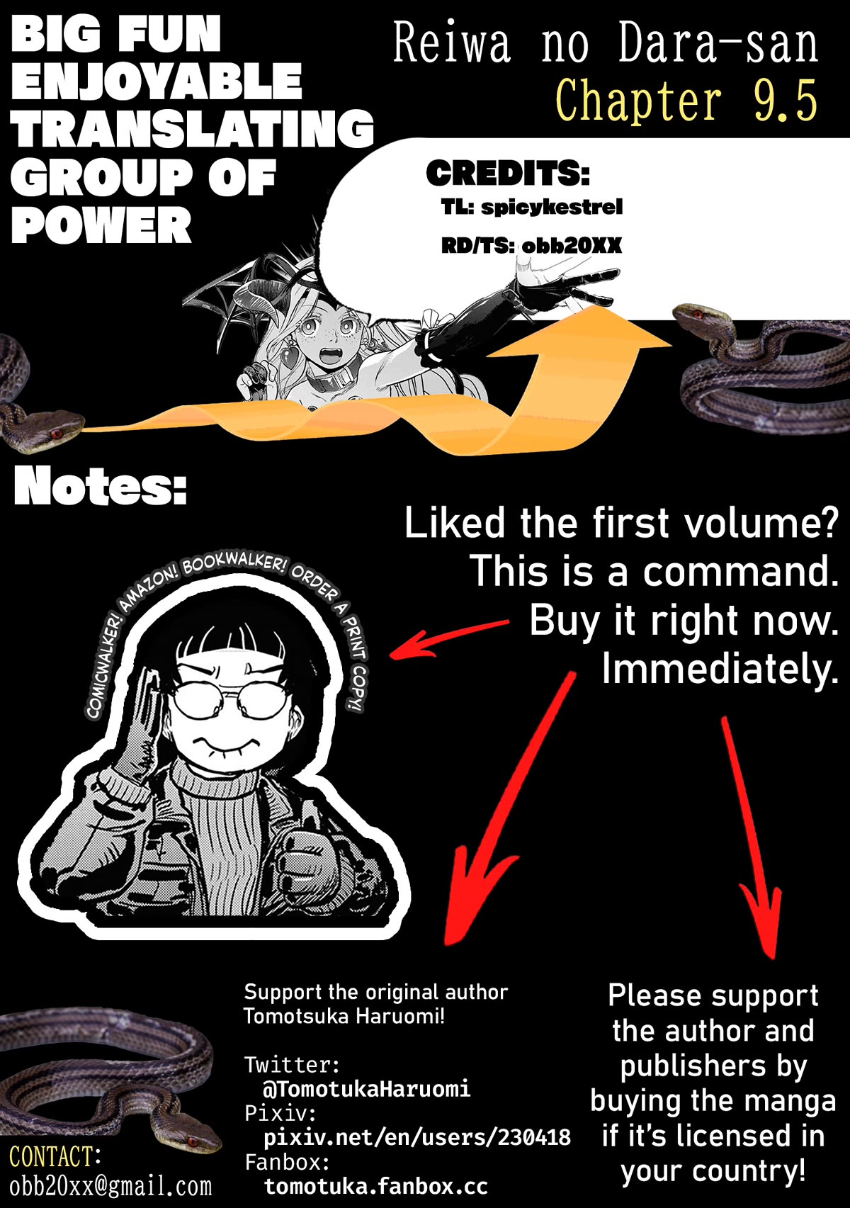 Reiwa no Dara-san chapter 9.5 page 10
