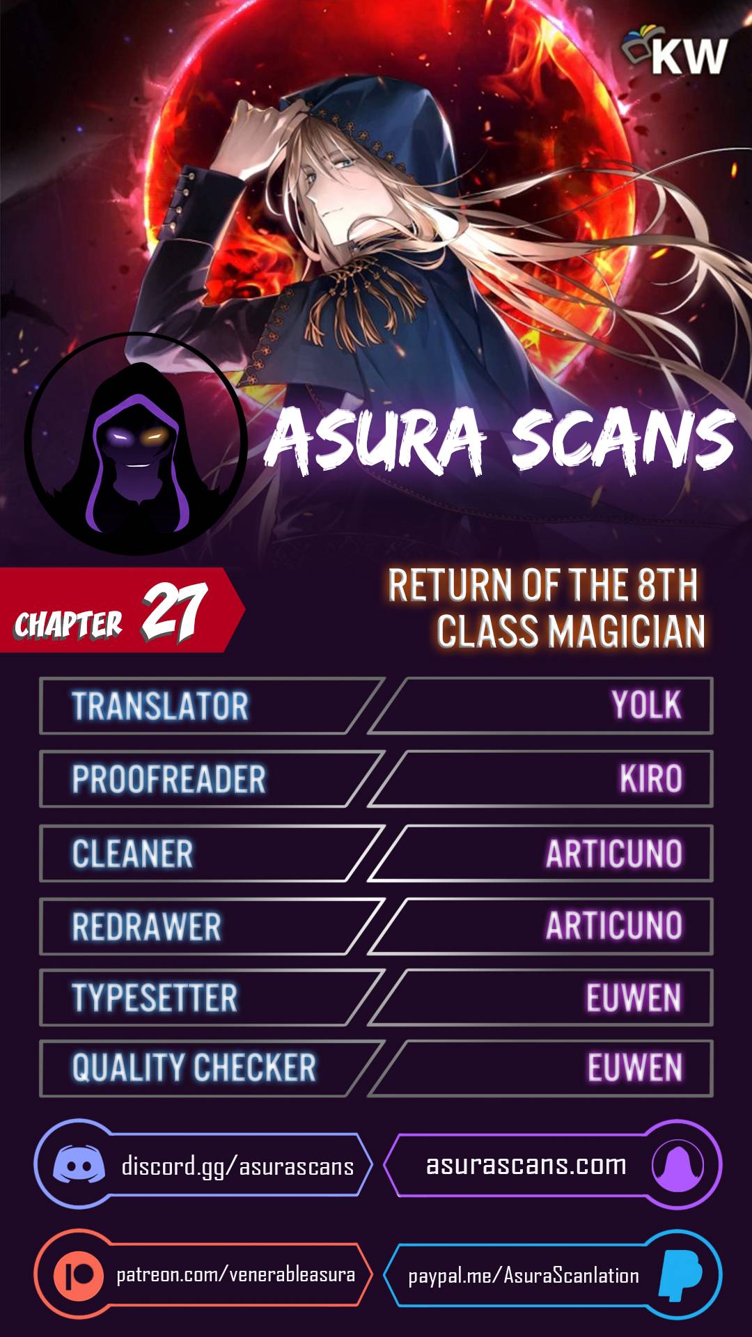 Return of the 8th class Magician chapter 27 page 1