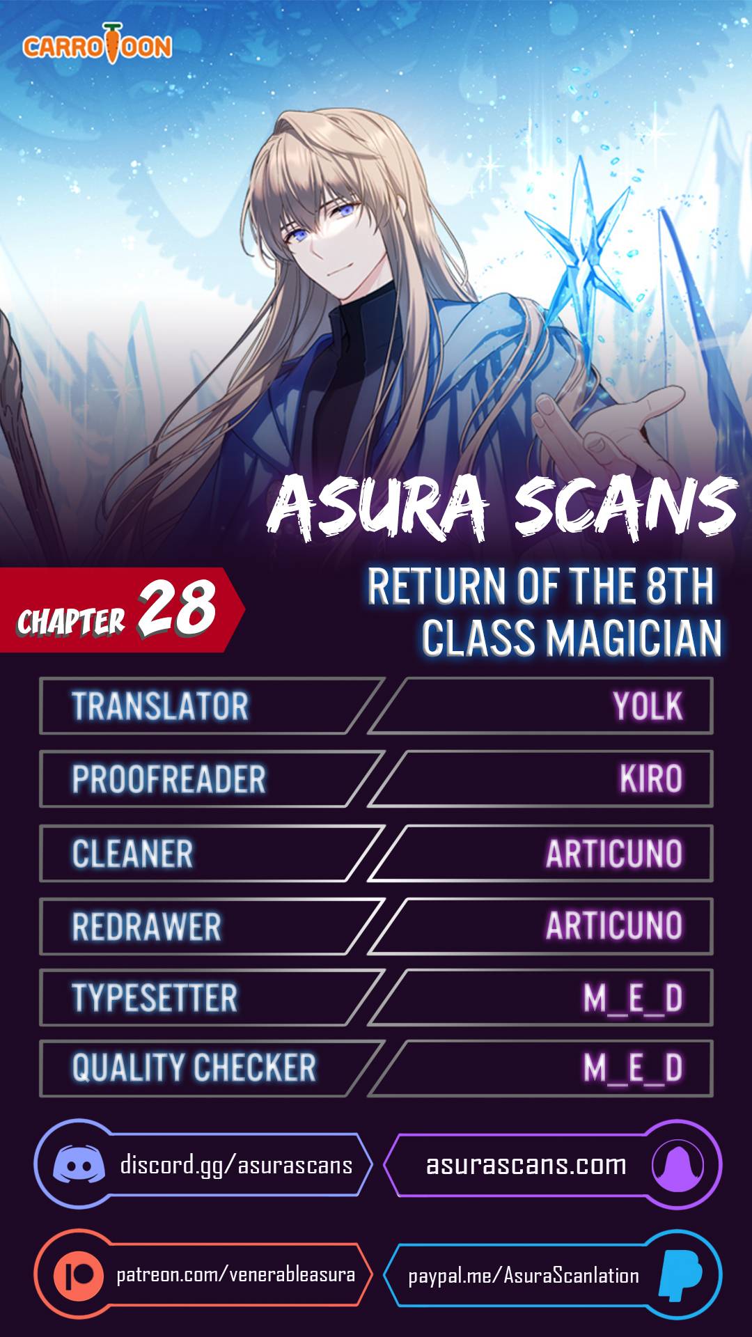 Return of the 8th class Magician chapter 28 page 1