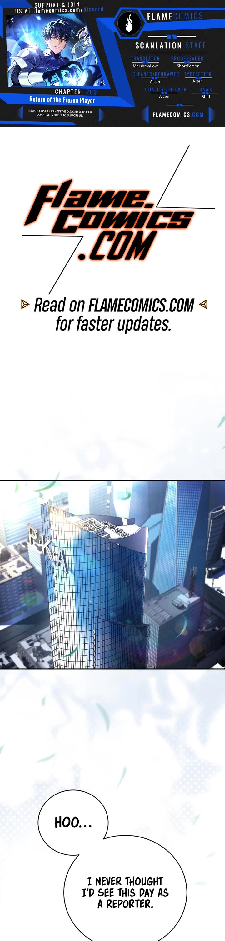 Return of the Frozen Player chapter 203 page 1