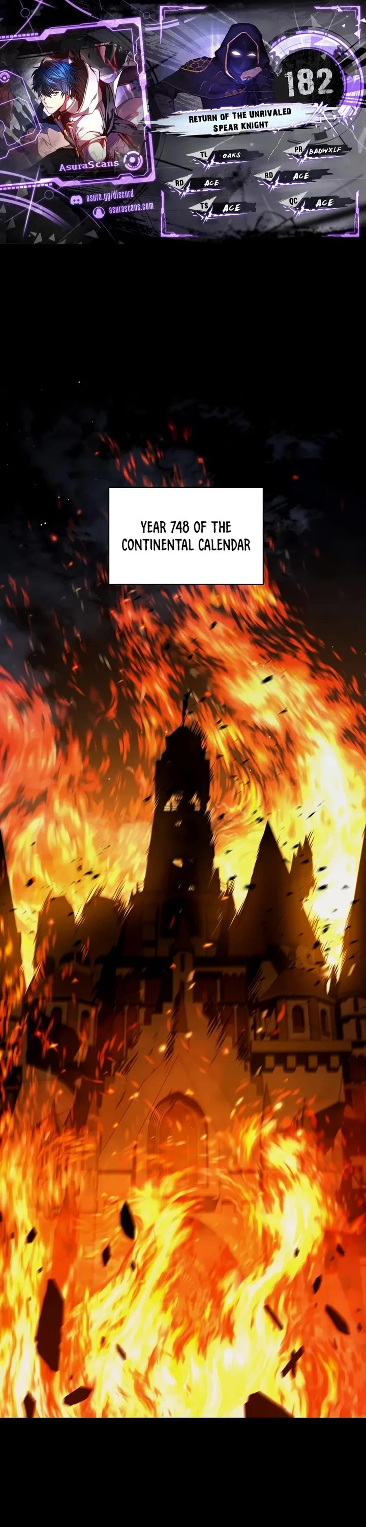 Return of the Legendary Spear Knight chapter 182 page 1