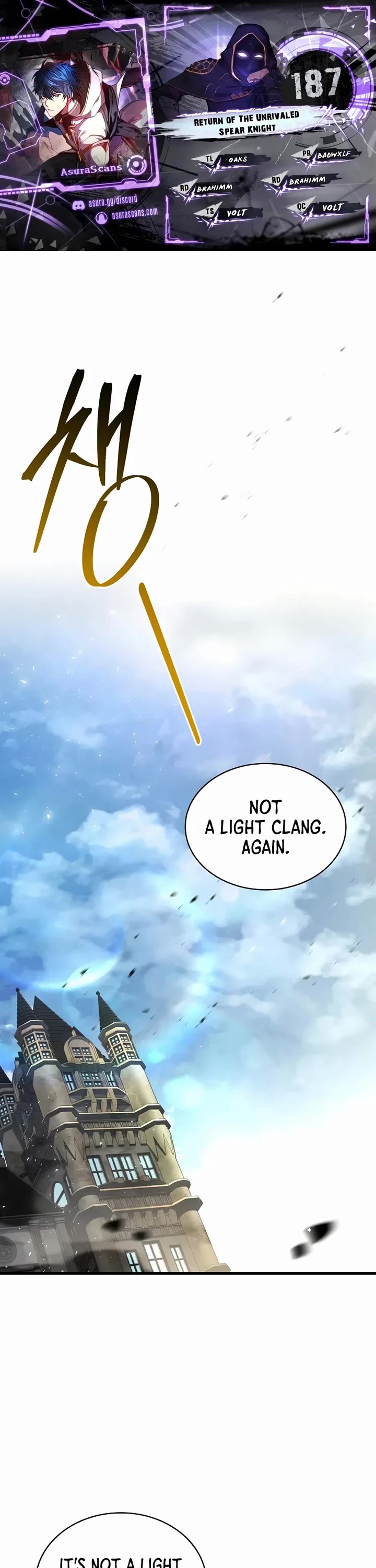 Return of the Legendary Spear Knight chapter 187 page 1