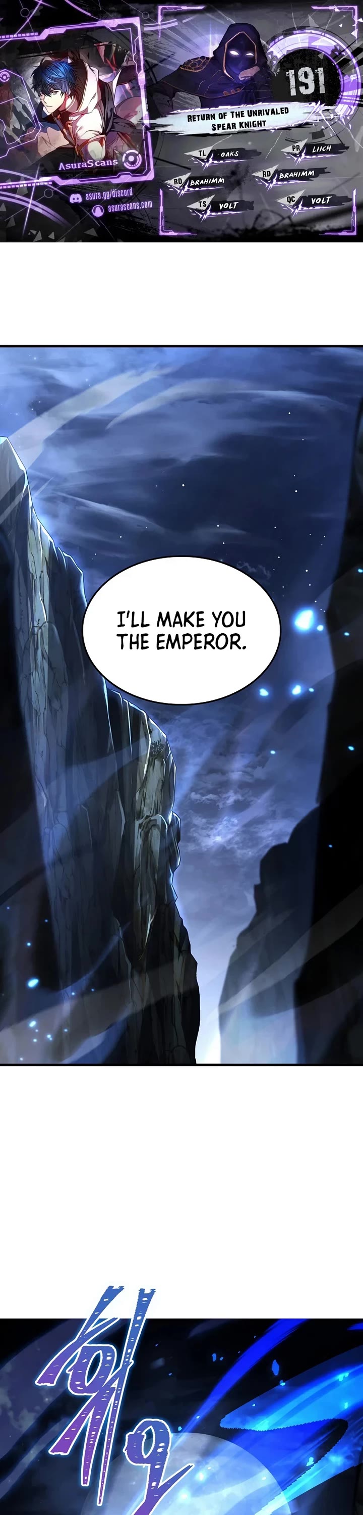 Return of the Legendary Spear Knight chapter 191 page 1