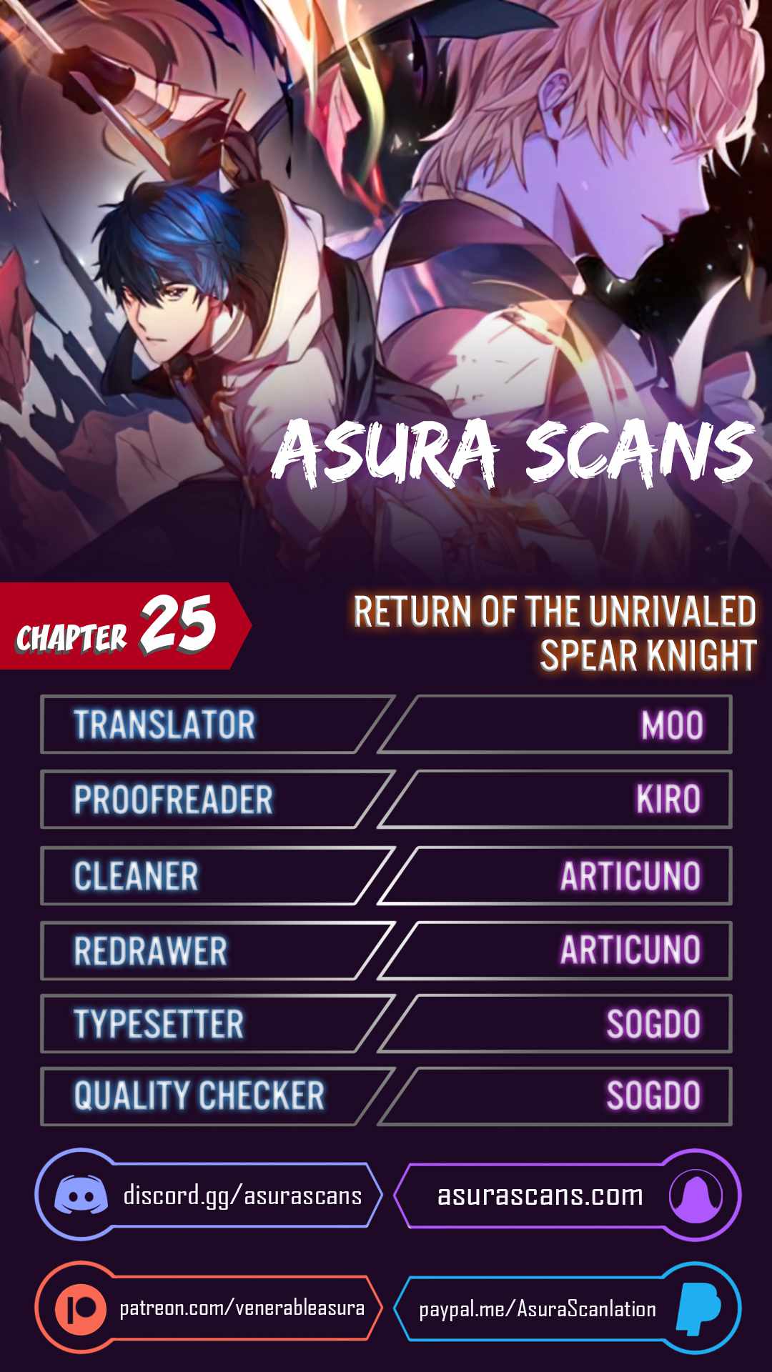 Return of the Legendary Spear Knight chapter 25 page 1