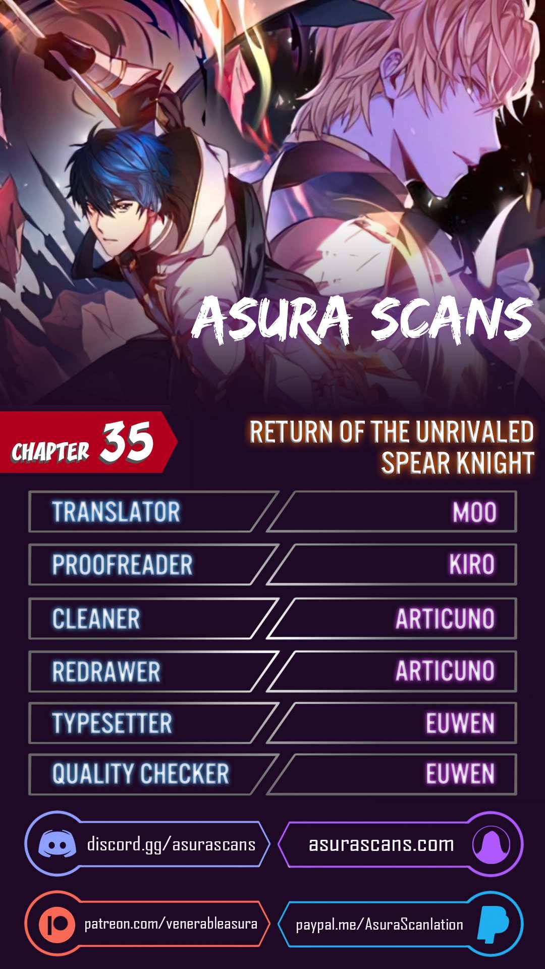 Return of the Legendary Spear Knight chapter 35 page 1