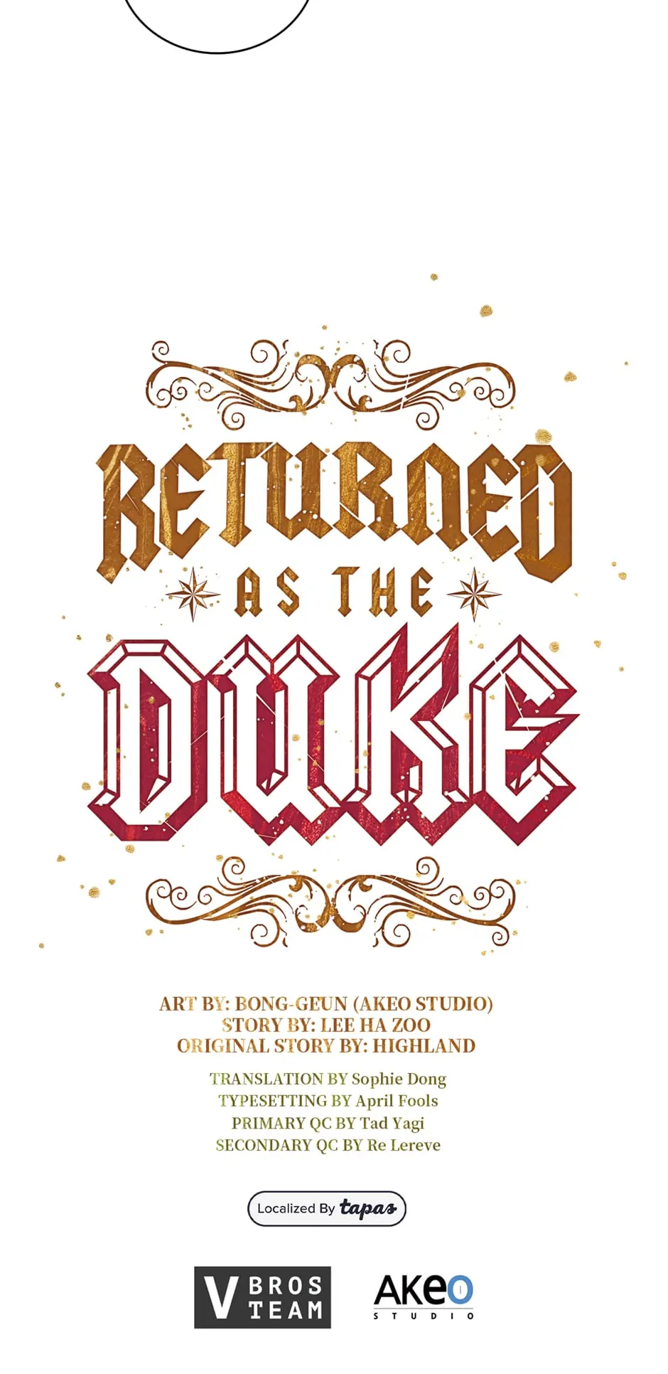 Returned as the Duke chapter 100 page 88