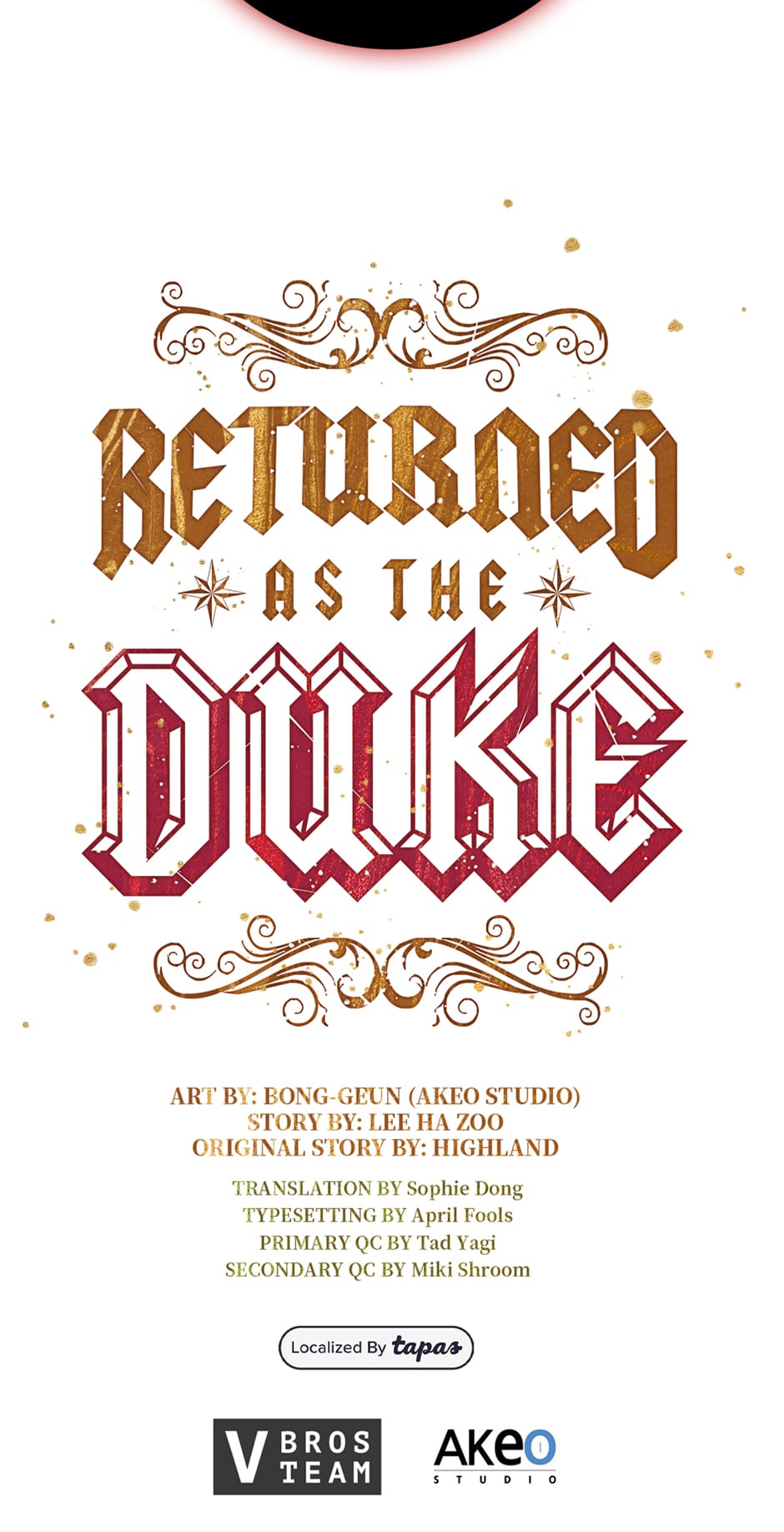 Returned as the Duke chapter 104 page 87