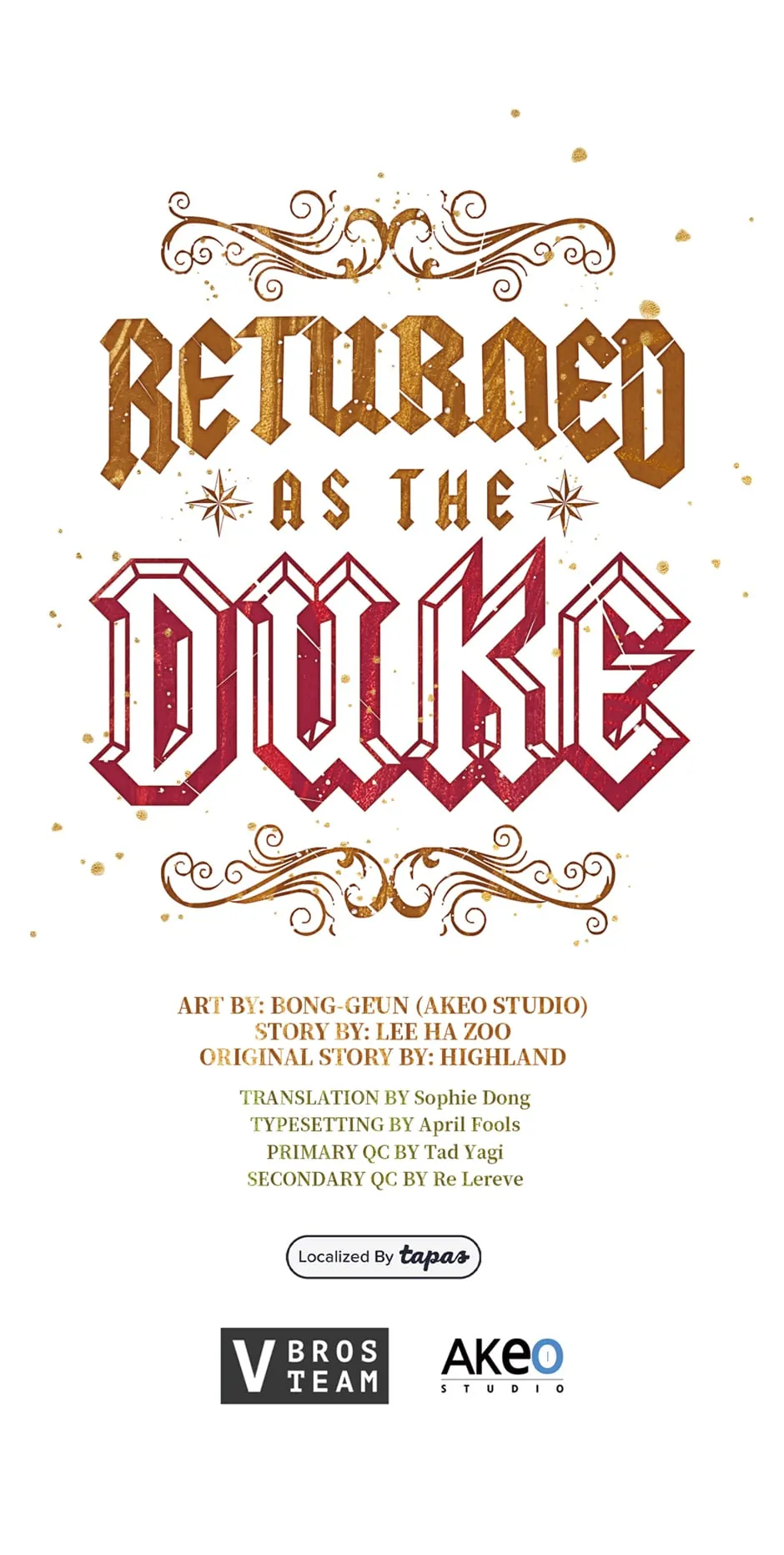 Returned as the Duke chapter 105 page 84