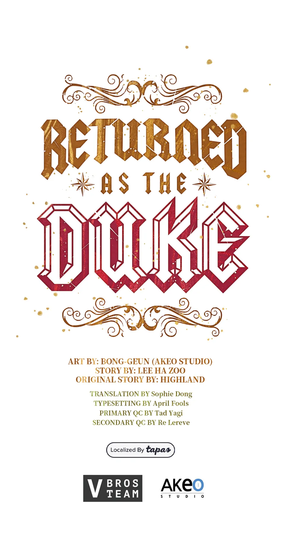 Returned as the Duke chapter 116 page 86