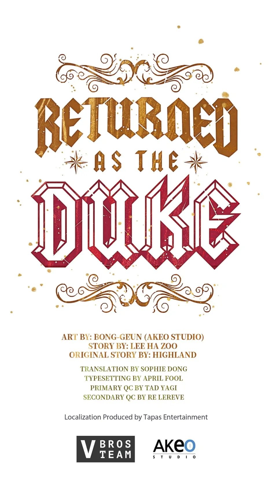 Returned as the Duke chapter 81 page 81