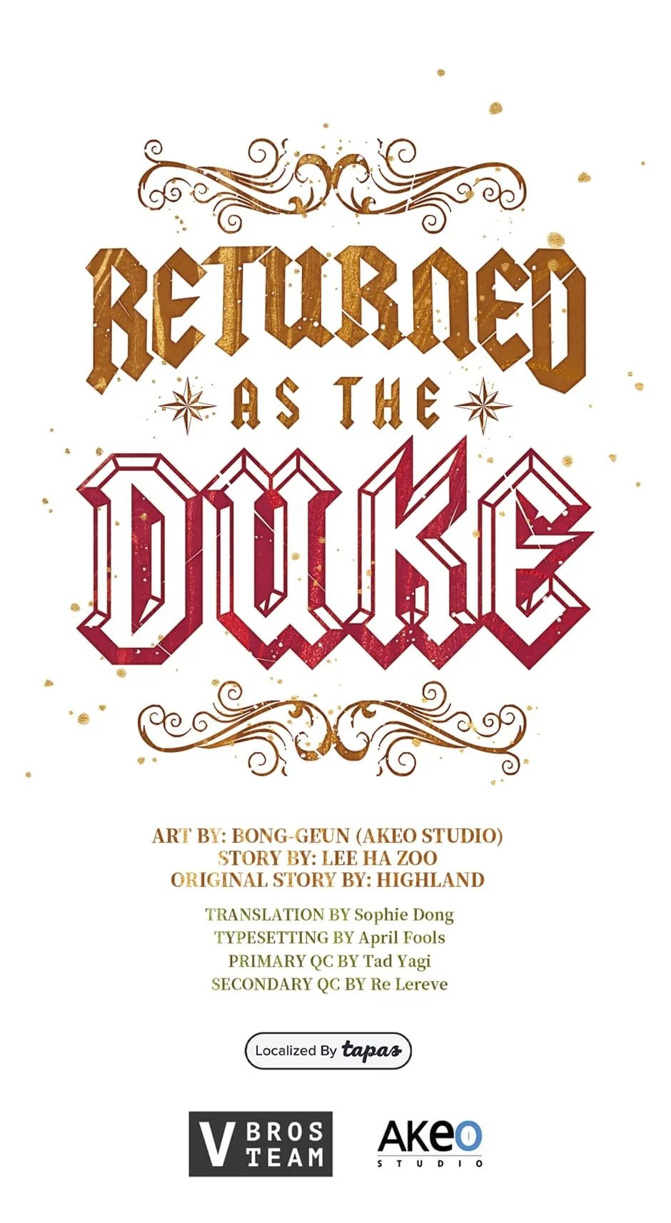 Returned as the Duke chapter 97 page 85