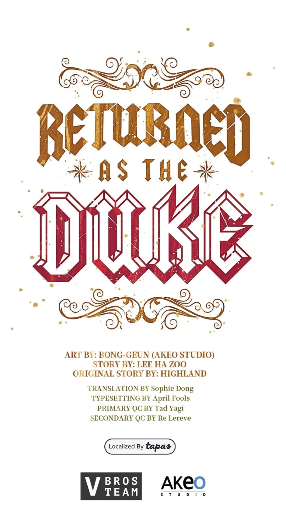 Returned as the Duke chapter 98 page 81