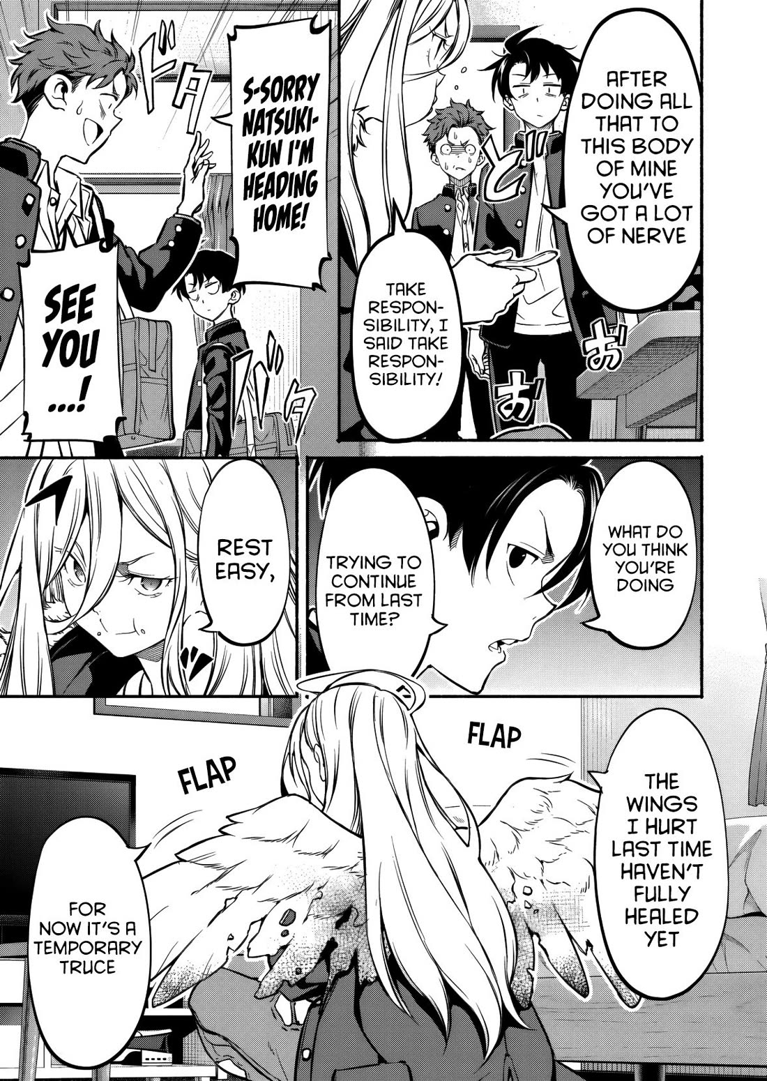 Returned from Another World, Earth Turned Out to Be Quite the Fantasy Too. Also, Losing Heroines, Stop Looking This Way chapter 10 page 12