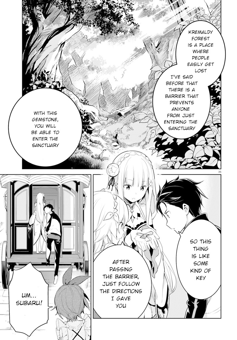 Re:ZERO -Starting Life in Another World-, Chapter 4: The Sanctuary and the Witch of Greed chapter 2 page 35