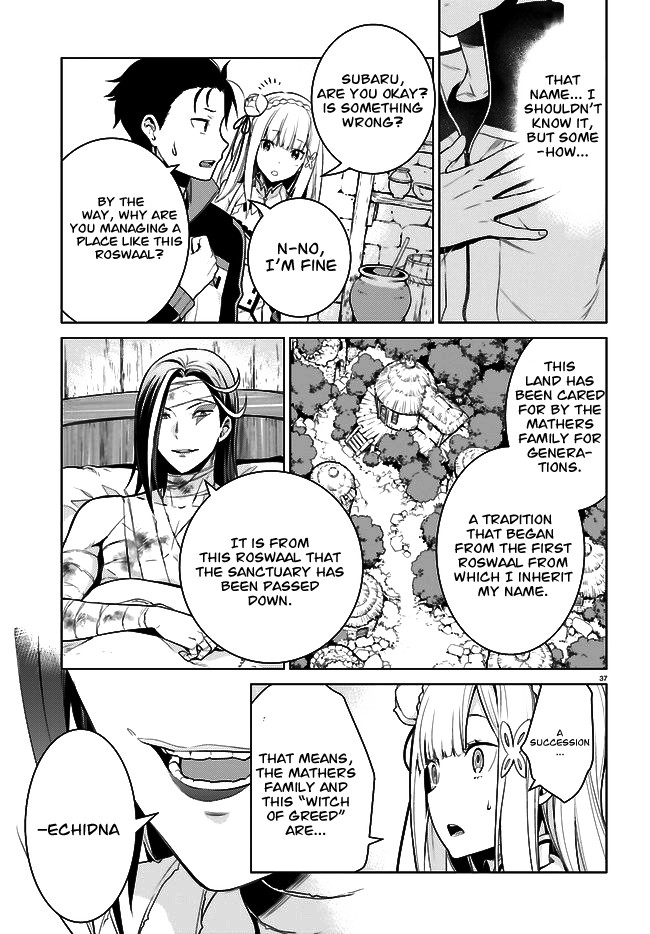 Re:ZERO -Starting Life in Another World-, Chapter 4: The Sanctuary and the Witch of Greed chapter 4 page 38