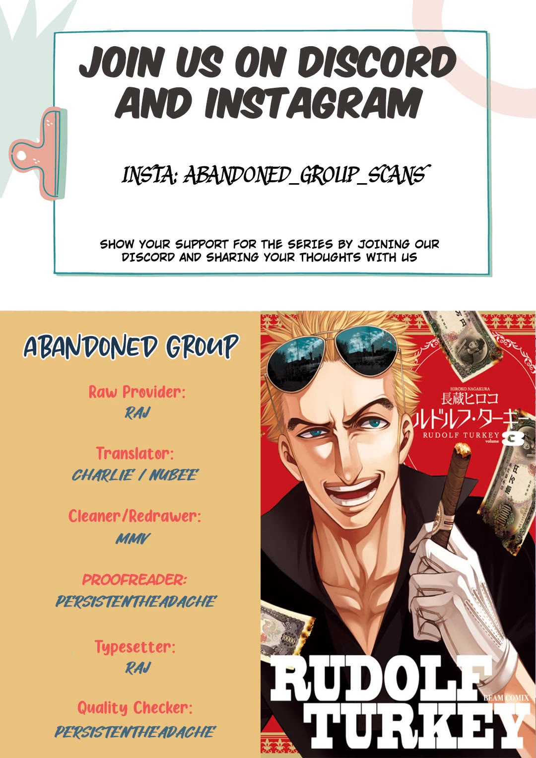 Rudolf Turkey chapter 12 page 1