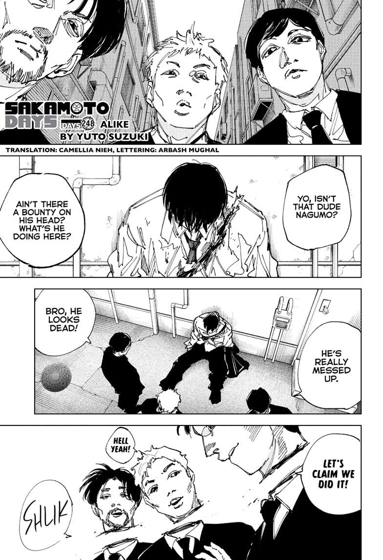 Sakamoto Days chapter 248 page 1