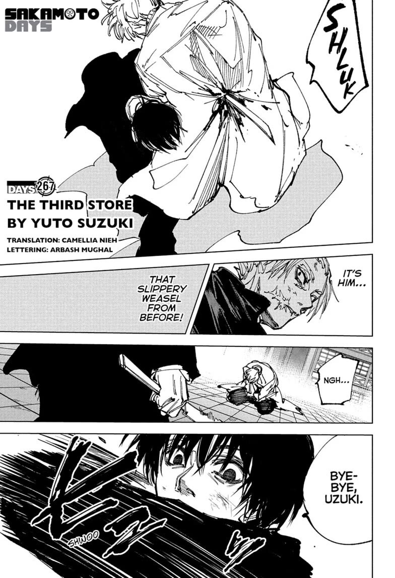 Sakamoto Days chapter 267 page 1