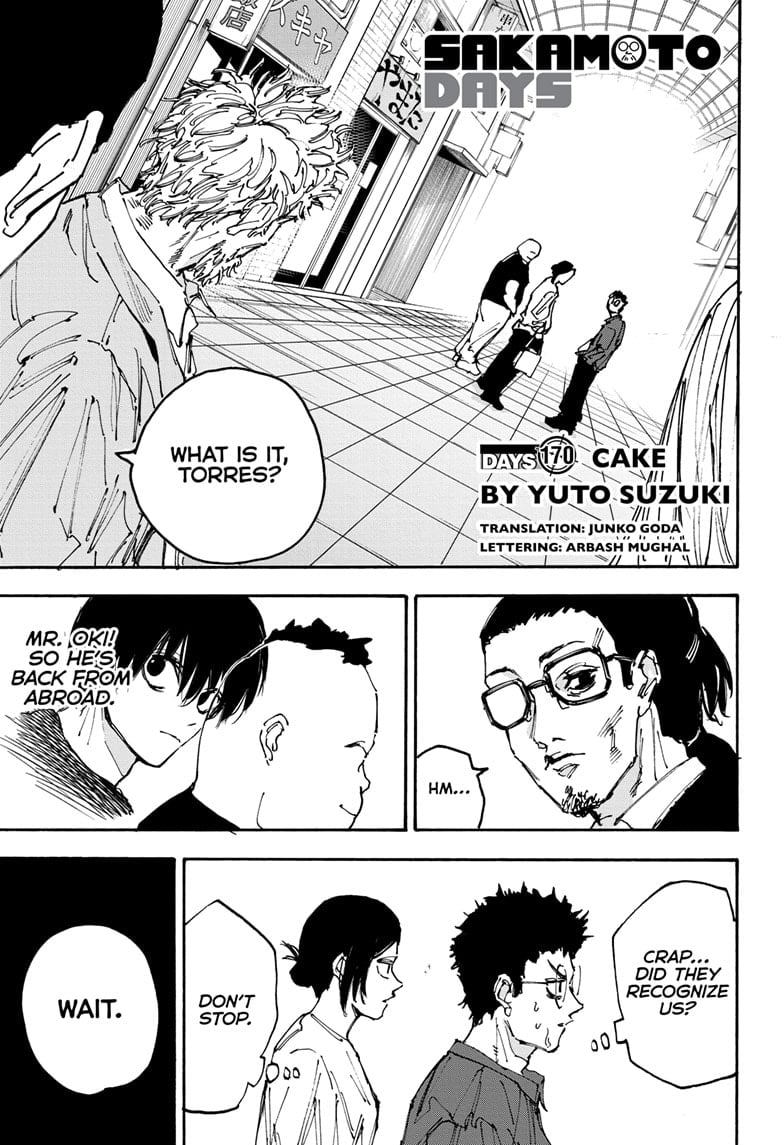 Sakamoto Days chapter 170 page 1