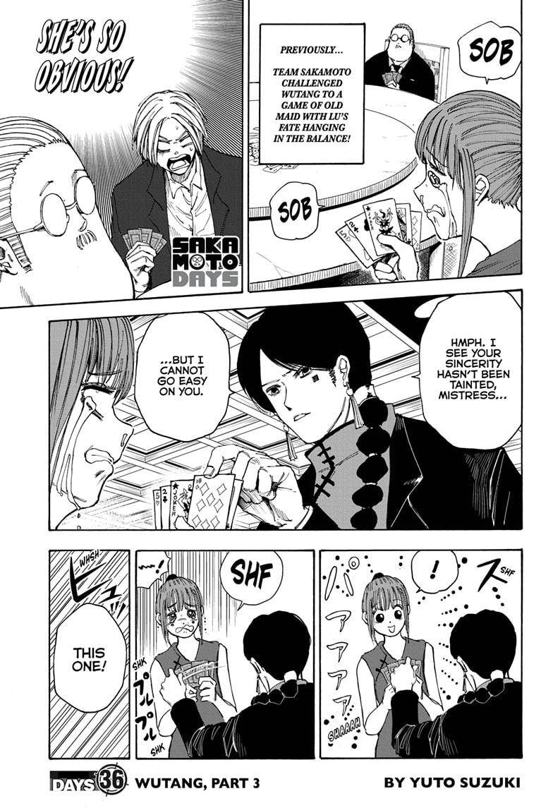 Sakamoto Days chapter 36 page 1