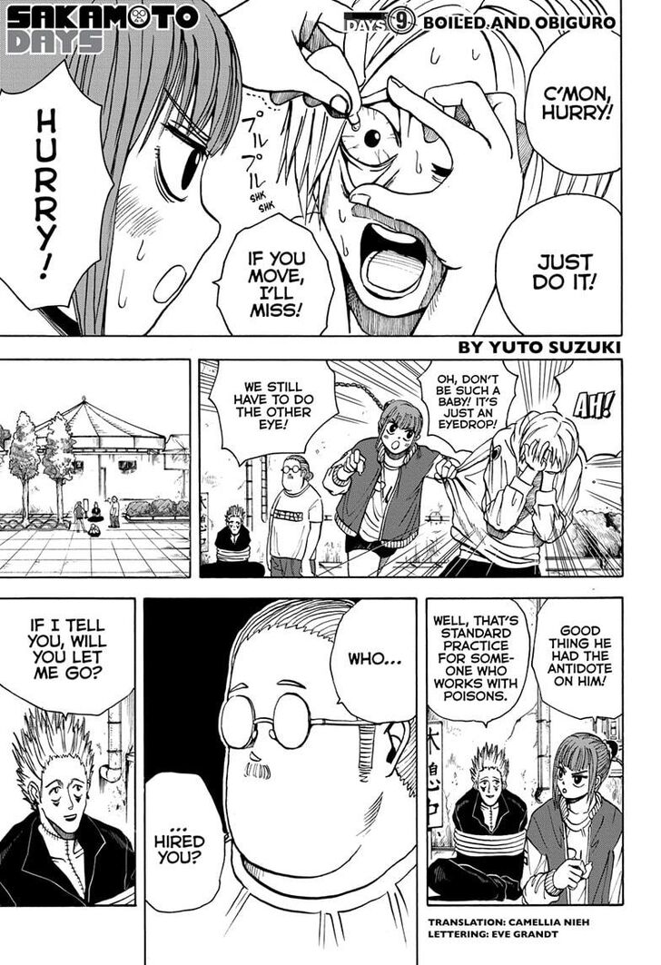 Sakamoto Days chapter 9 page 1