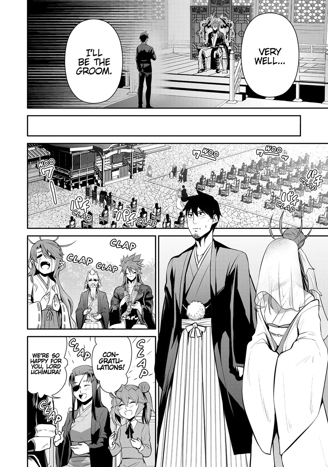 Salaryman ga Isekai ni Ittara Shitennou ni Natta Hanashi chapter 69 page 12