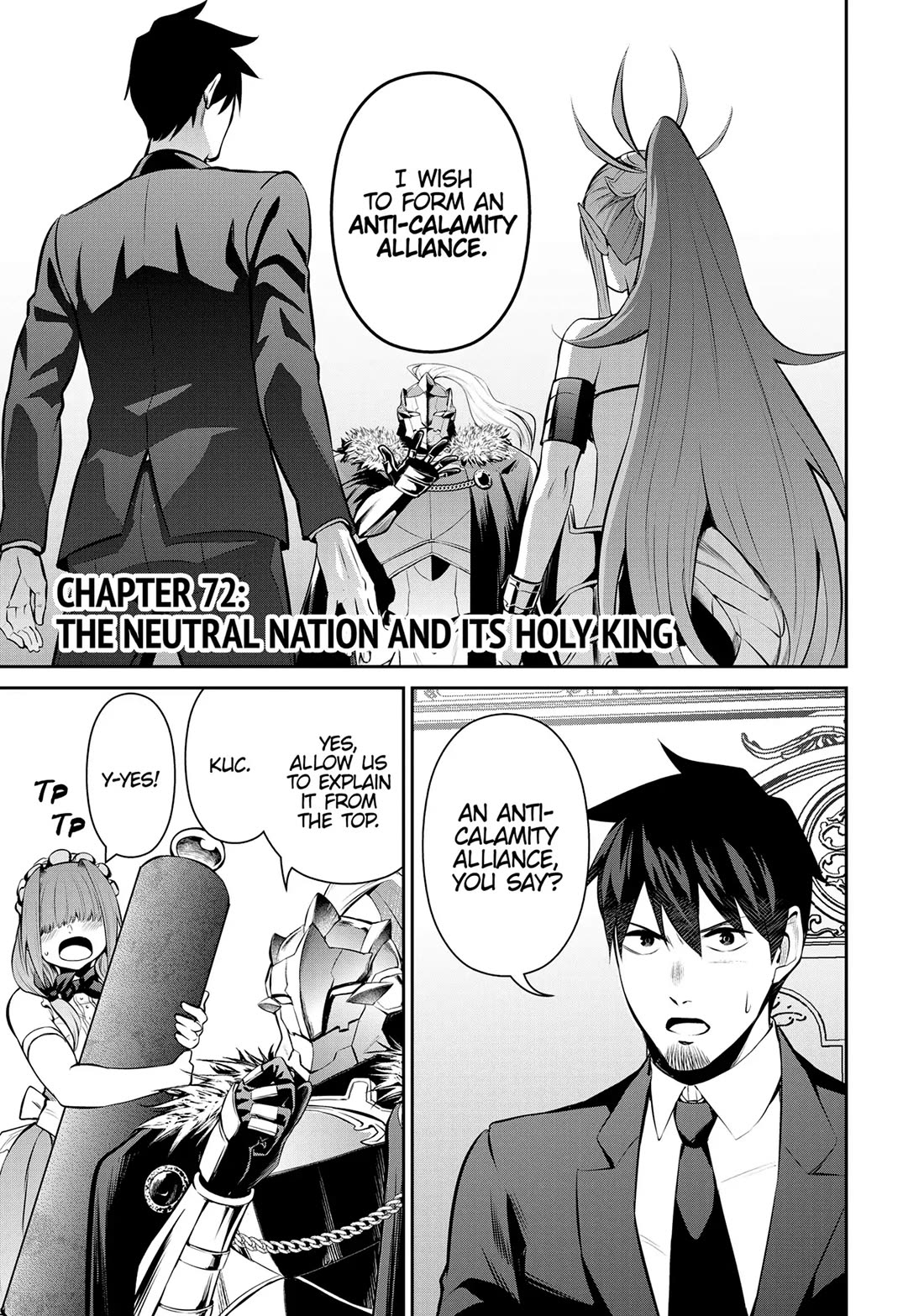 Salaryman ga Isekai ni Ittara Shitennou ni Natta Hanashi chapter 72 page 1