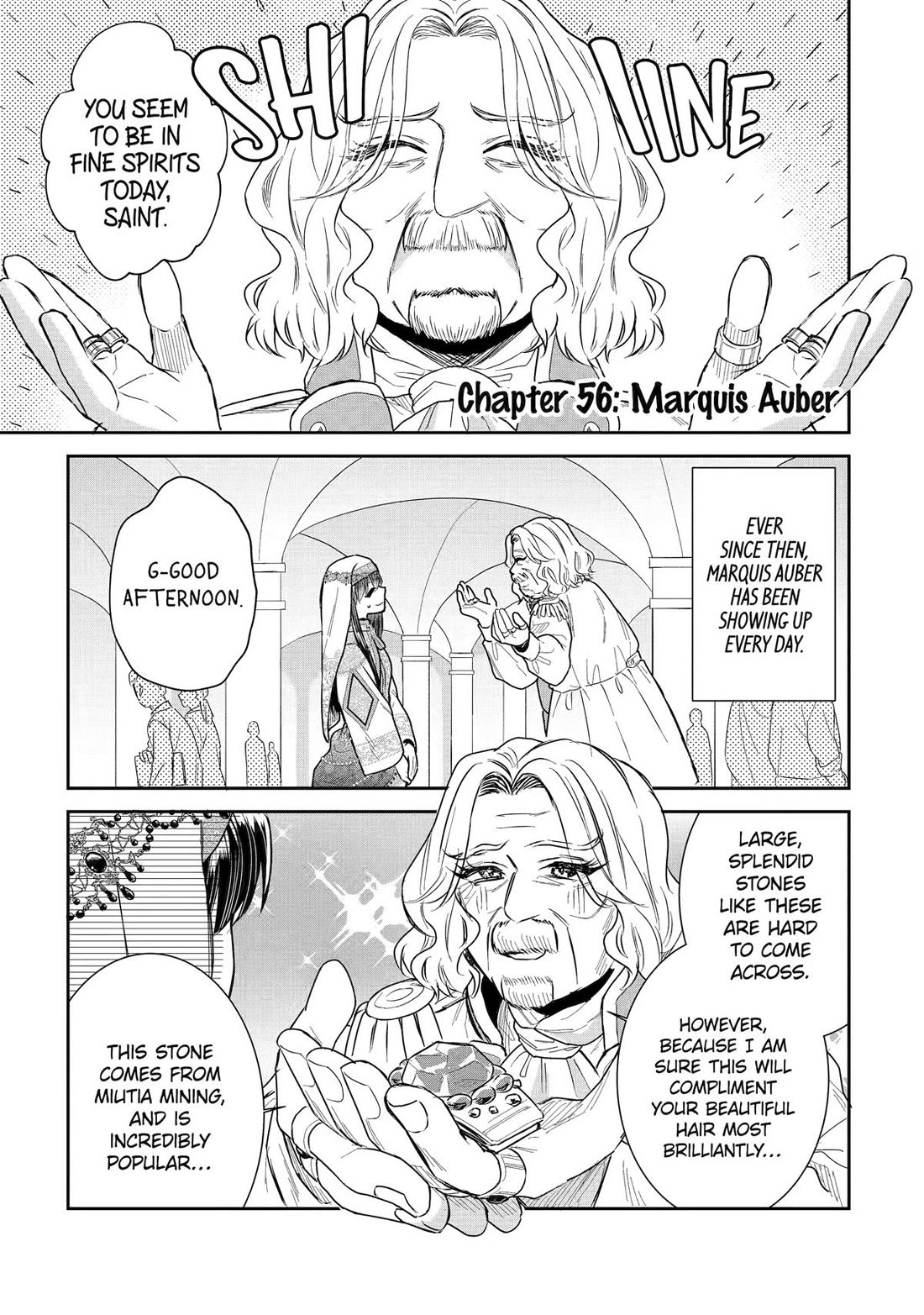 Seijo no Hazu ga, Douyara Nottoraremashita chapter 56 page 1
