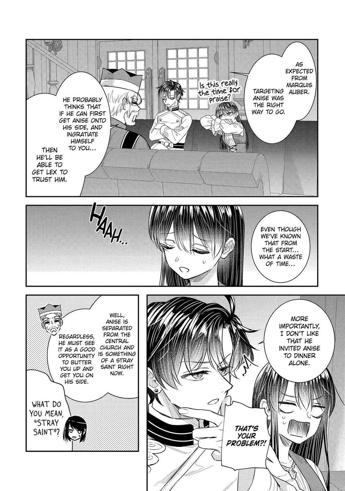 Seijo no Hazu ga, Douyara Nottoraremashita chapter 56 page 4