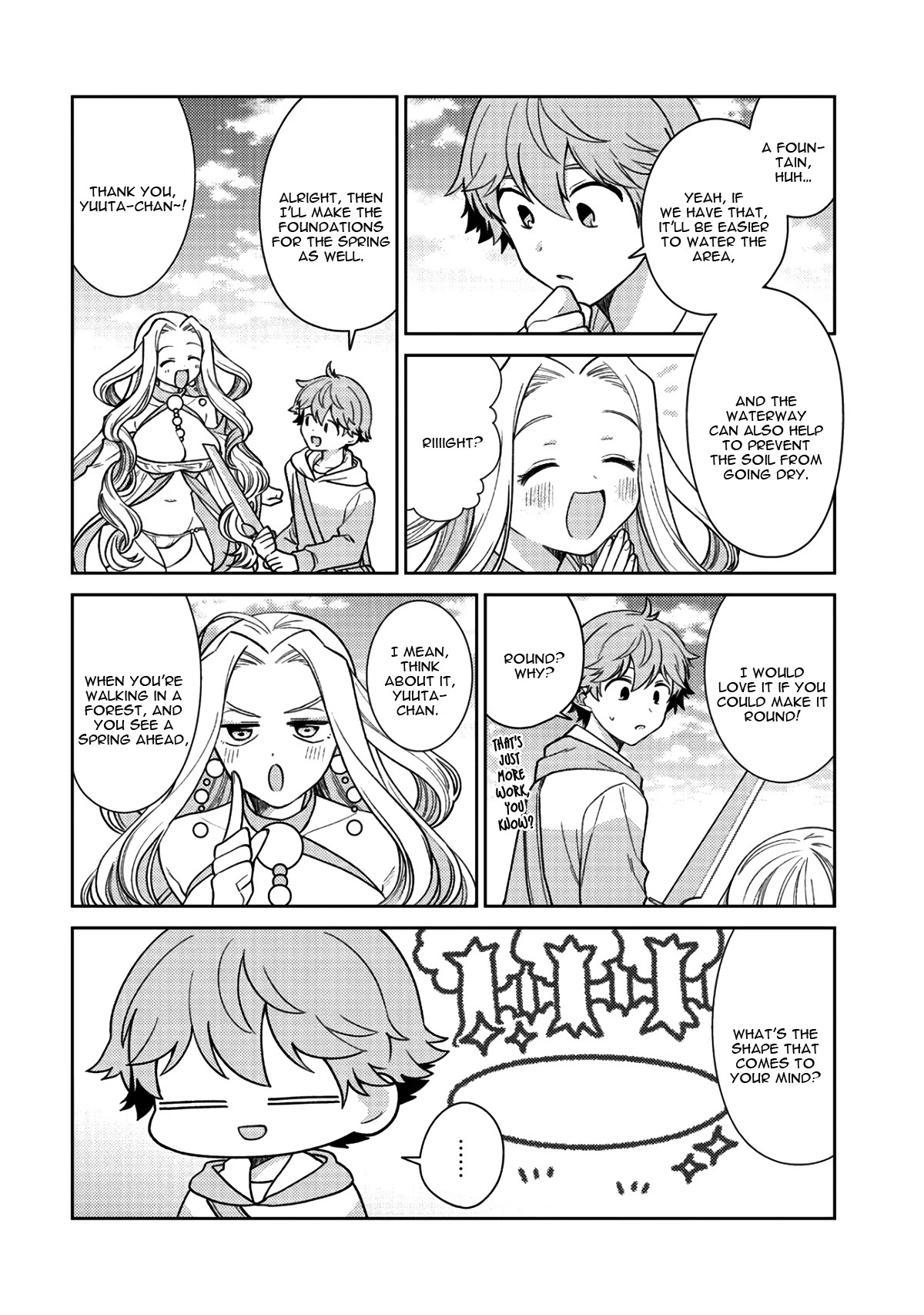 Seirei-tachi no Rakuen to Risou no Isekai Seikatsu chapter 15 page 17