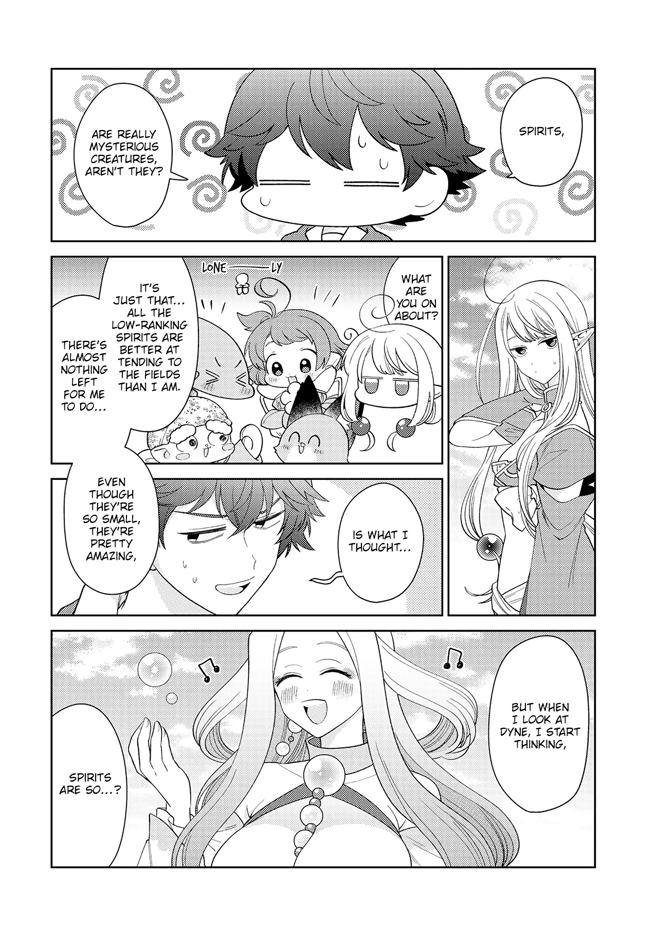 Seirei-tachi no Rakuen to Risou no Isekai Seikatsu chapter 21 page 3