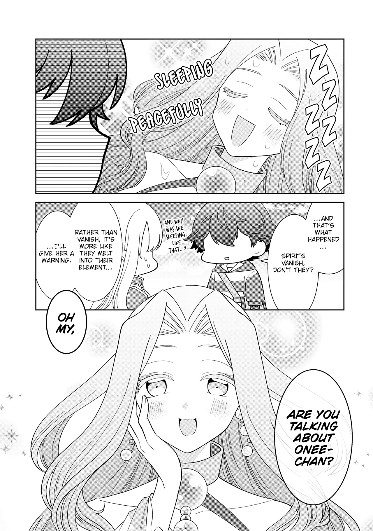 Seirei-tachi no Rakuen to Risou no Isekai Seikatsu chapter 21 page 6