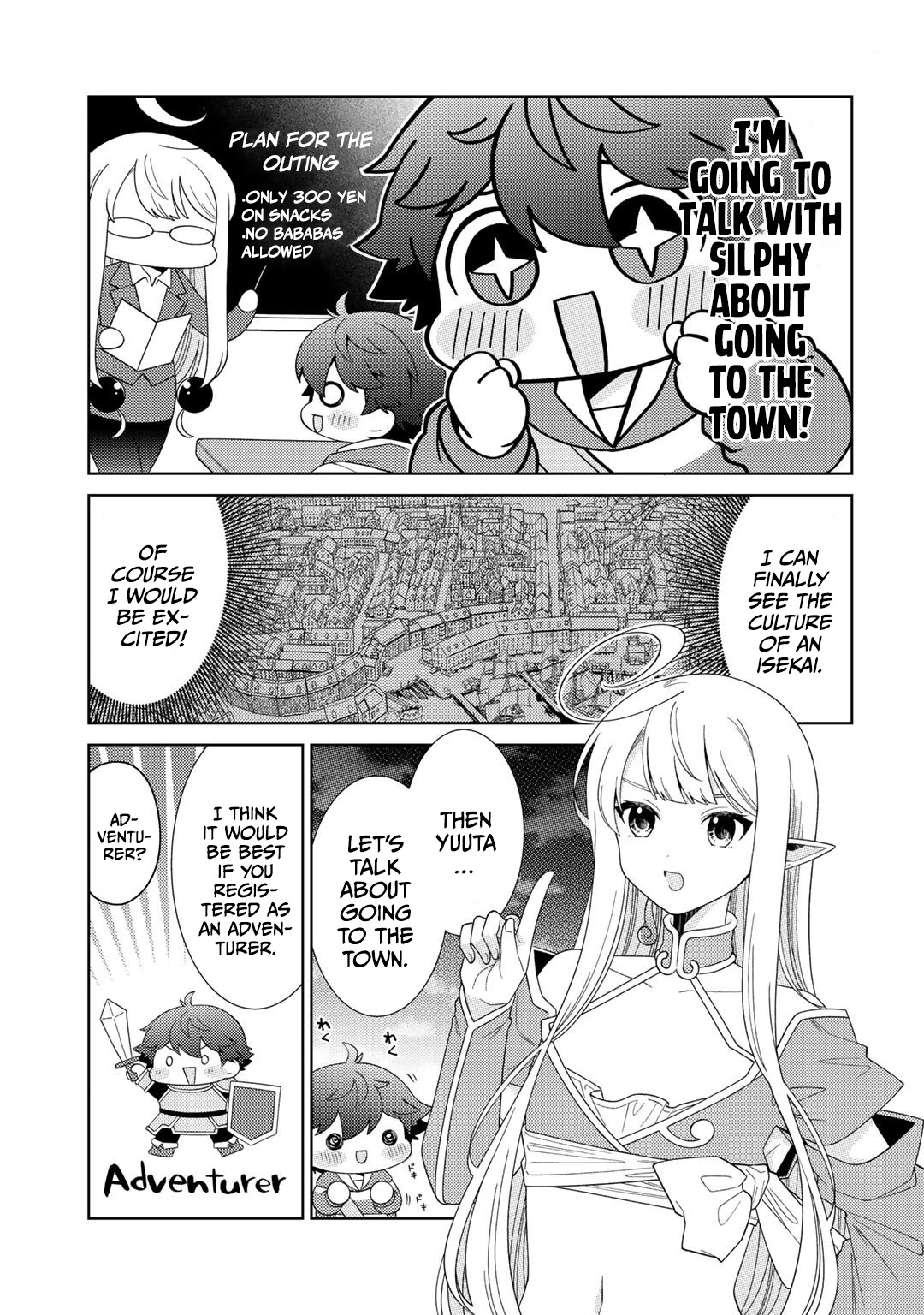 Seirei-tachi no Rakuen to Risou no Isekai Seikatsu chapter 34 page 3