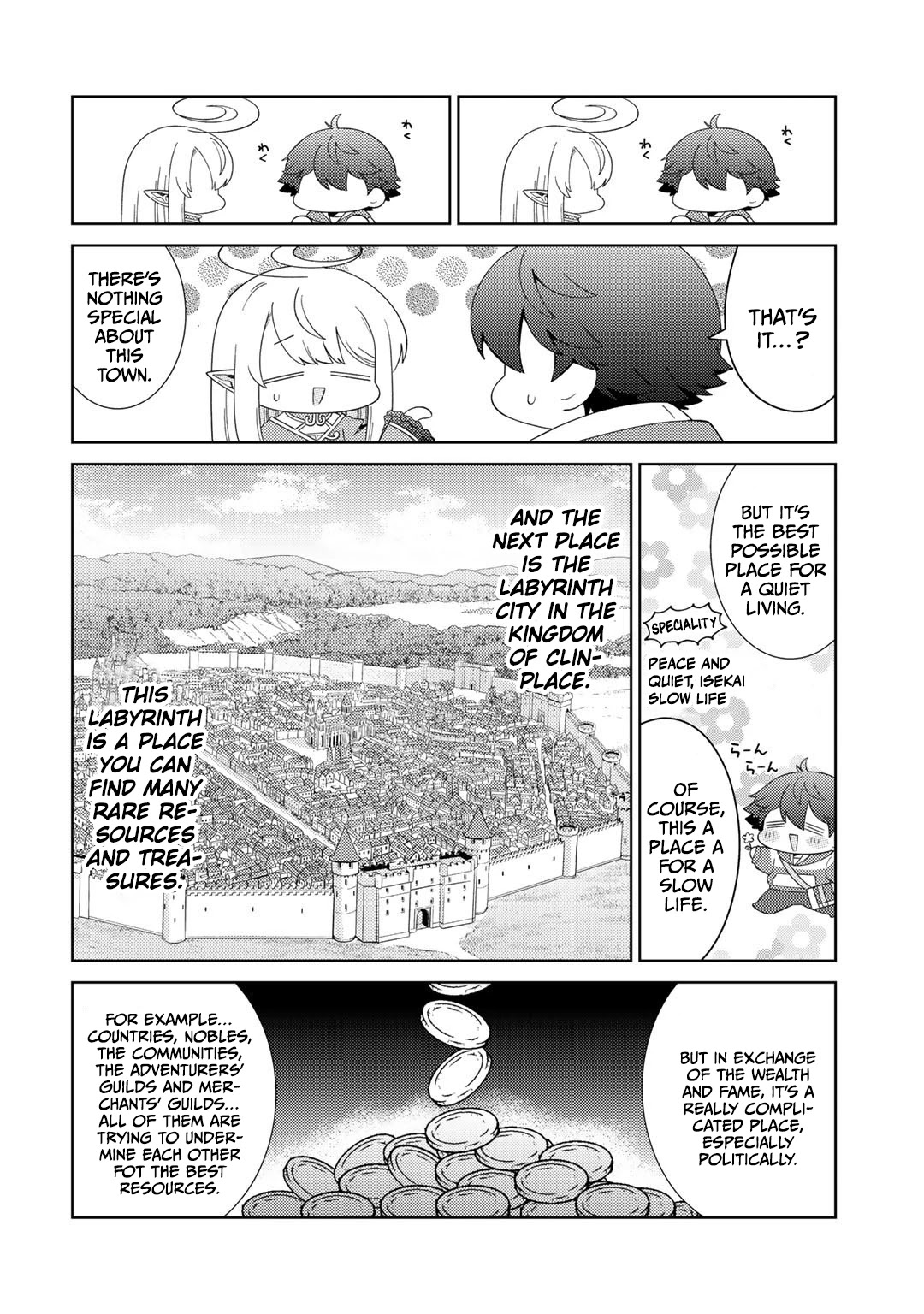 Seirei-tachi no Rakuen to Risou no Isekai Seikatsu chapter 34 page 6