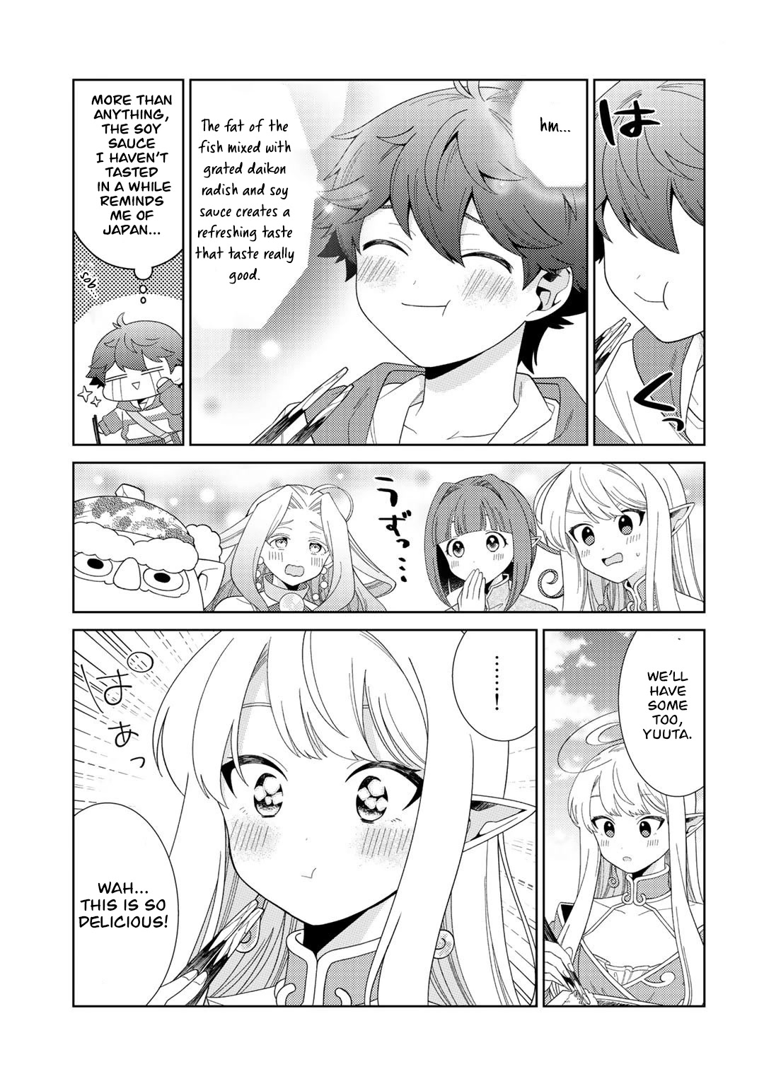 Seirei-tachi no Rakuen to Risou no Isekai Seikatsu chapter 35 page 14