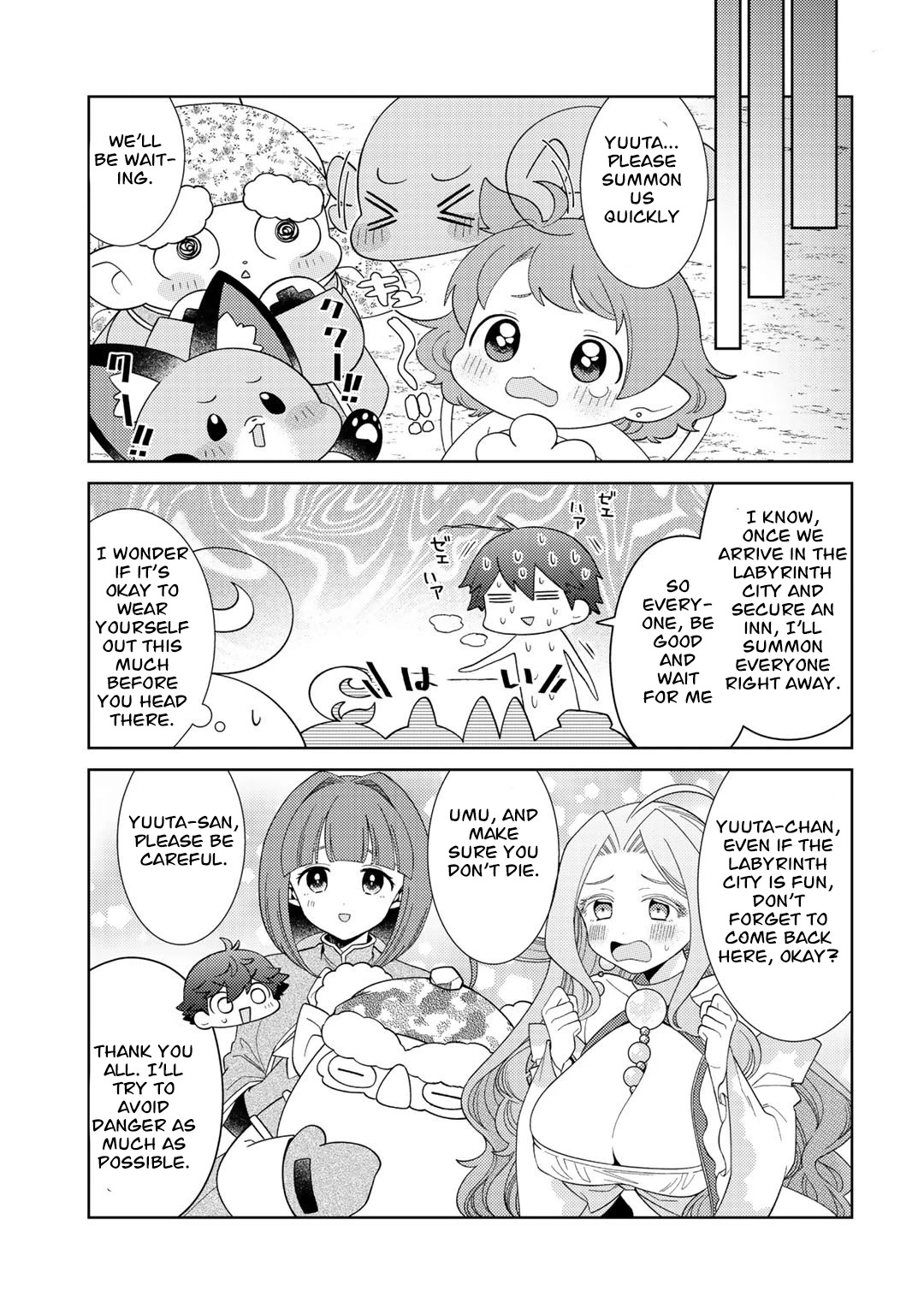 Seirei-tachi no Rakuen to Risou no Isekai Seikatsu chapter 37 page 19