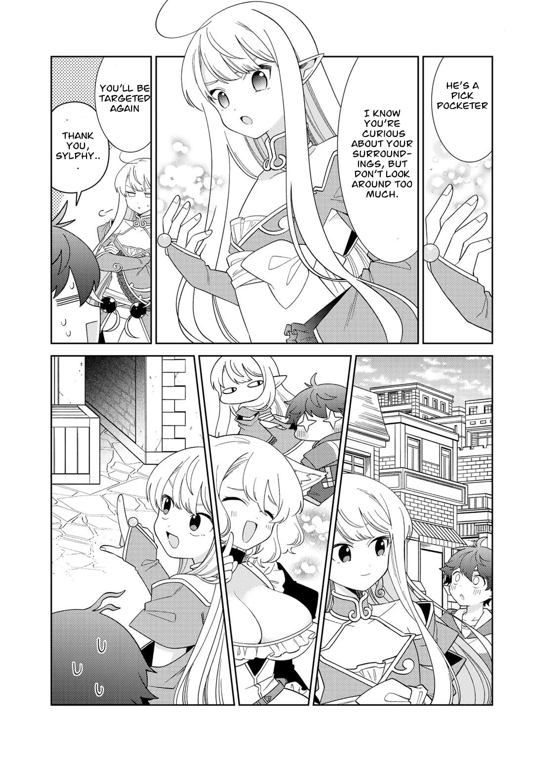 Seirei-tachi no Rakuen to Risou no Isekai Seikatsu chapter 38 page 11