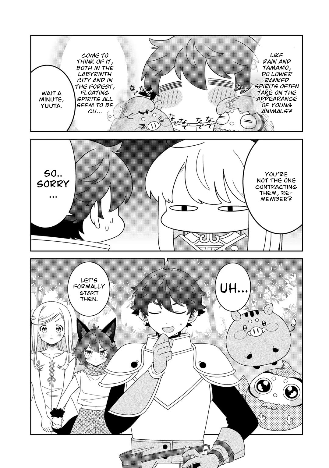 Seirei-tachi no Rakuen to Risou no Isekai Seikatsu chapter 59 page 4