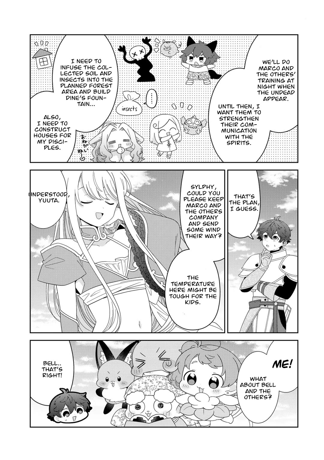 Seirei-tachi no Rakuen to Risou no Isekai Seikatsu chapter 61 page 4