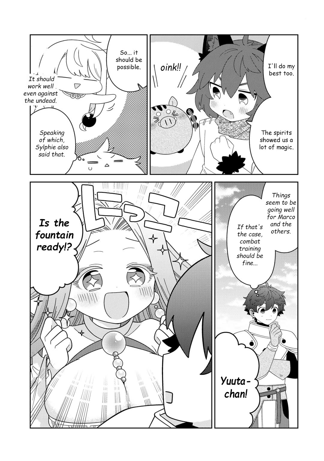 Seirei-tachi no Rakuen to Risou no Isekai Seikatsu chapter 62 page 3