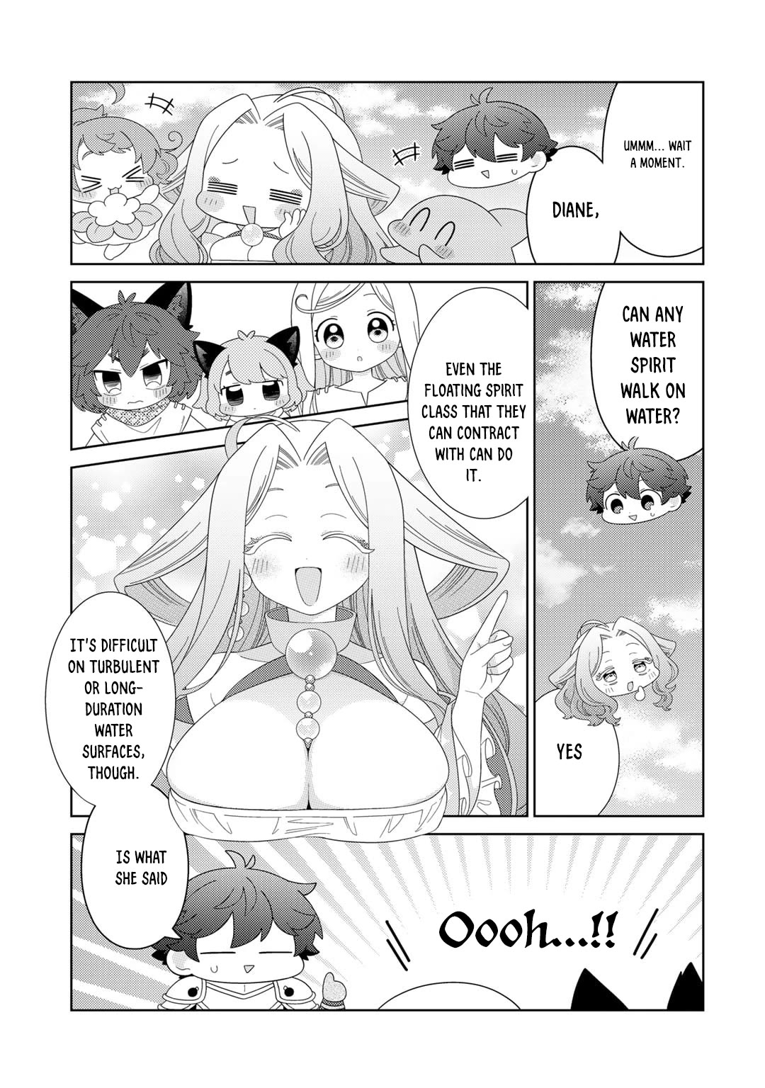 Seirei-tachi no Rakuen to Risou no Isekai Seikatsu chapter 63 page 3