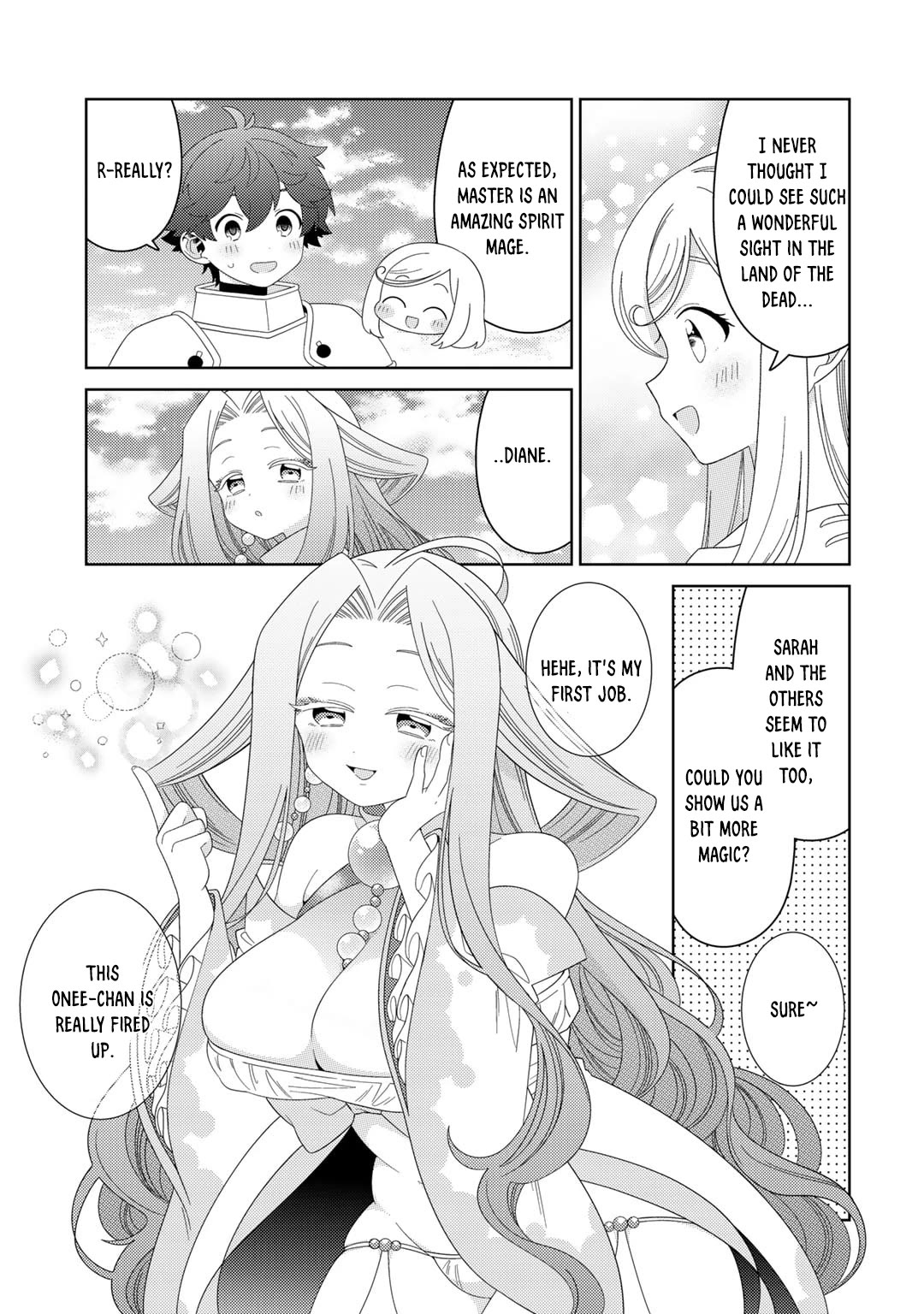 Seirei-tachi no Rakuen to Risou no Isekai Seikatsu chapter 63 page 5