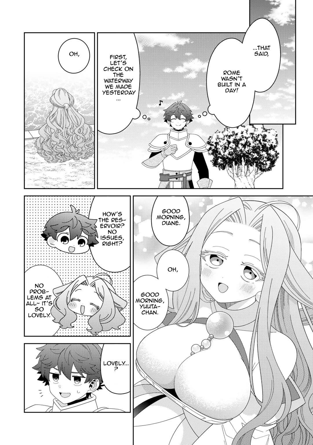 Seirei-tachi no Rakuen to Risou no Isekai Seikatsu chapter 70 page 2